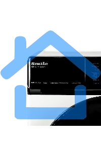 Стиральная машина Smile SWMSW12W1400 белый-черный, загрузка фронтальная 12 кг, 1400 об/мин, класс: А+++