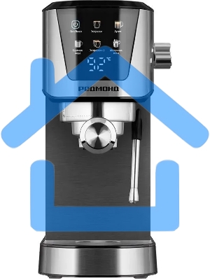 Кофеварка рожковая Redmond CM716 серебристый/черный, исп. кофе - молотый, 1 л, 1350 Вт, 15 Бар