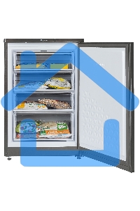 Морозильная камера Бирюса W514 графит 110л, 4 ящика