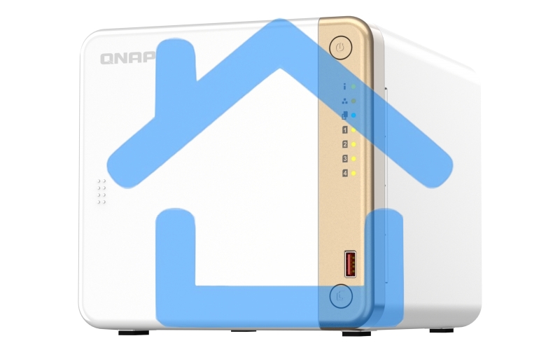 Сетевое хранилище NAS Qnap Original TS-462-4G 4-bay настольный Celeron N4505
