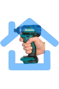 Дрель-шуруповерт Makita DTD152Z, Аккумуляторная, 18В, Без АКБ и ЗУ, Ударный