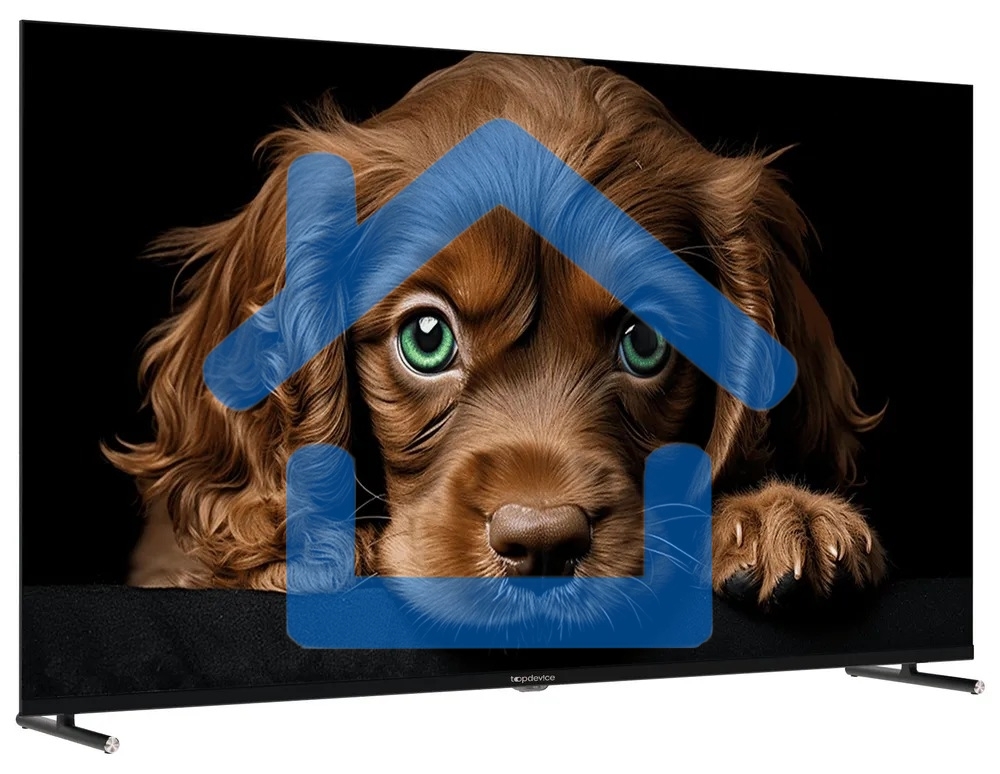 Телевизор Topdevice 50'' TDTV50CQ08U черный A-QLED UHD 60Hz Smart 2/8ГБ
