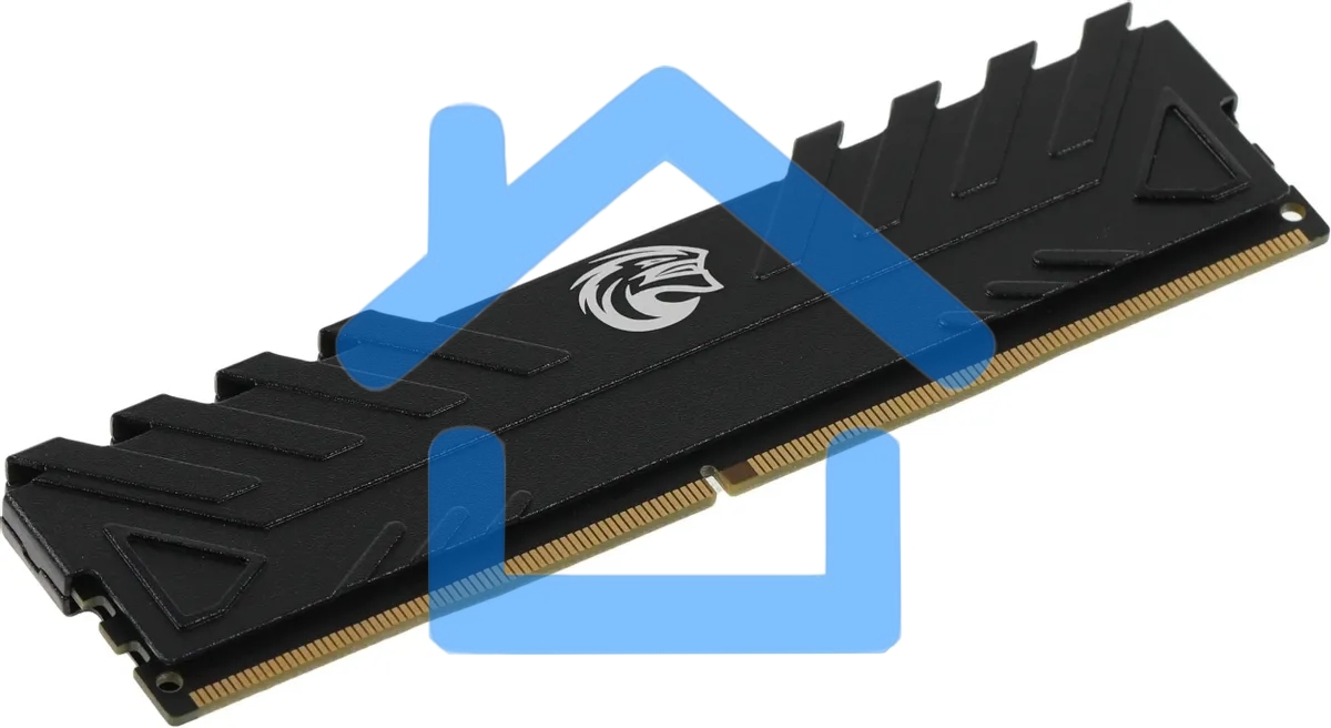 Оперативная память KingSpec, DDR4, 8Gb (1x8Gb), 3200MHz, CL19, DIMM, радиатор, черный