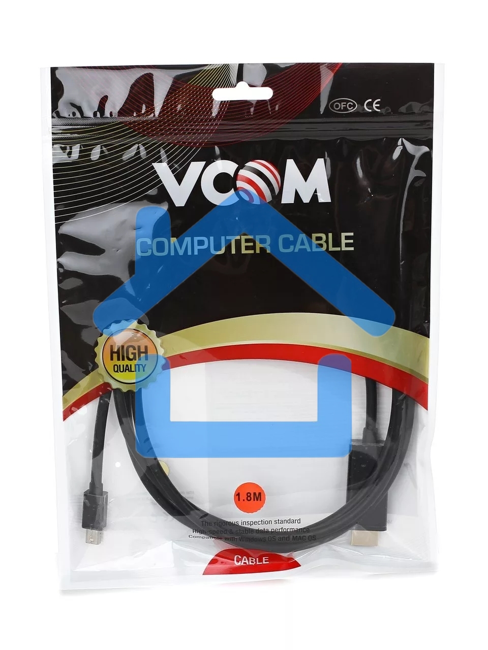 Кабель-переходник Mini DP M to HDMI M 1.8m VCOM (CG695)