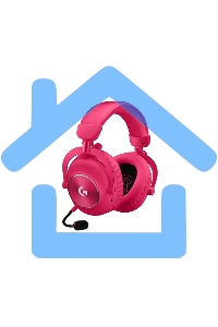 Игровая беспроводная гарнитура Logitech G Pro X 2 Wireless, розовый 981-001275