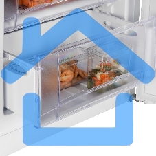 Морозилка Nordfrost DF 261 WAP, белый, 139л, 3 ящика