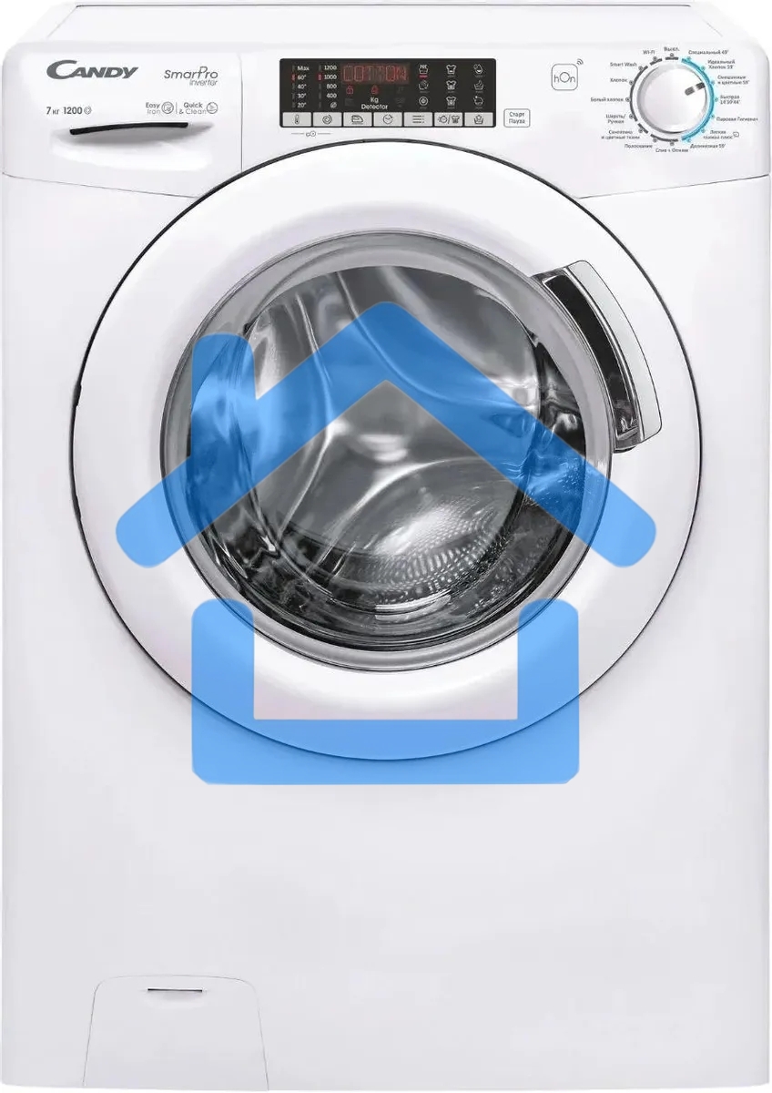 Стиральная машина Candy Smart Pro Inverter CSO4 276TWM-07 белый, загрузка фронтальная 7 кг, 1200 об/мин., класс: А