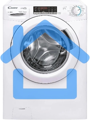 Стиральная машина Candy Smart Pro Inverter CSO4 276TWM-07 белый, загрузка фронтальная 7 кг, 1200 об/мин., класс: А