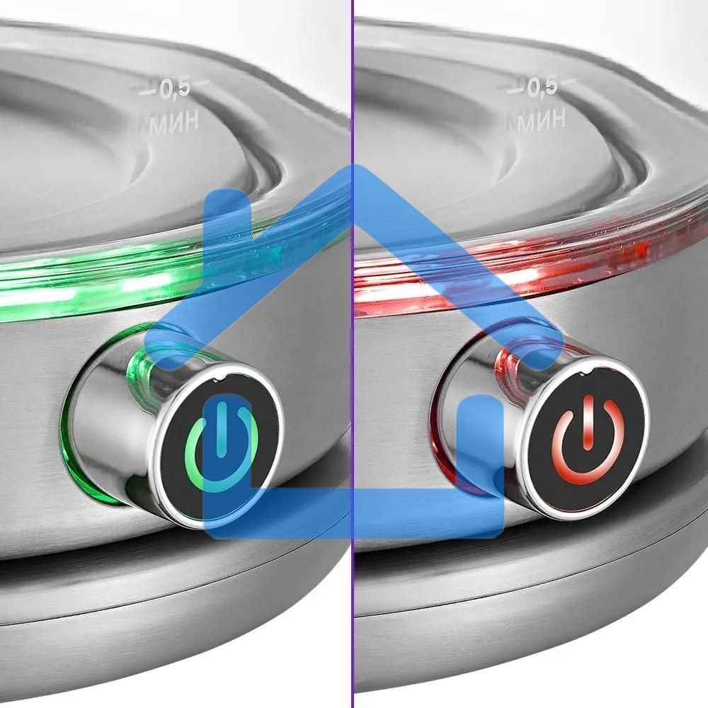 Чайник электрический Kitfort КТ-6172 1.7л. 2200Вт нержавеющая сталь корпус: стекло/металл
