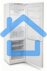 Холодильник Бирюса 6127 белый двухкамерный 245/100л морозилка снизу