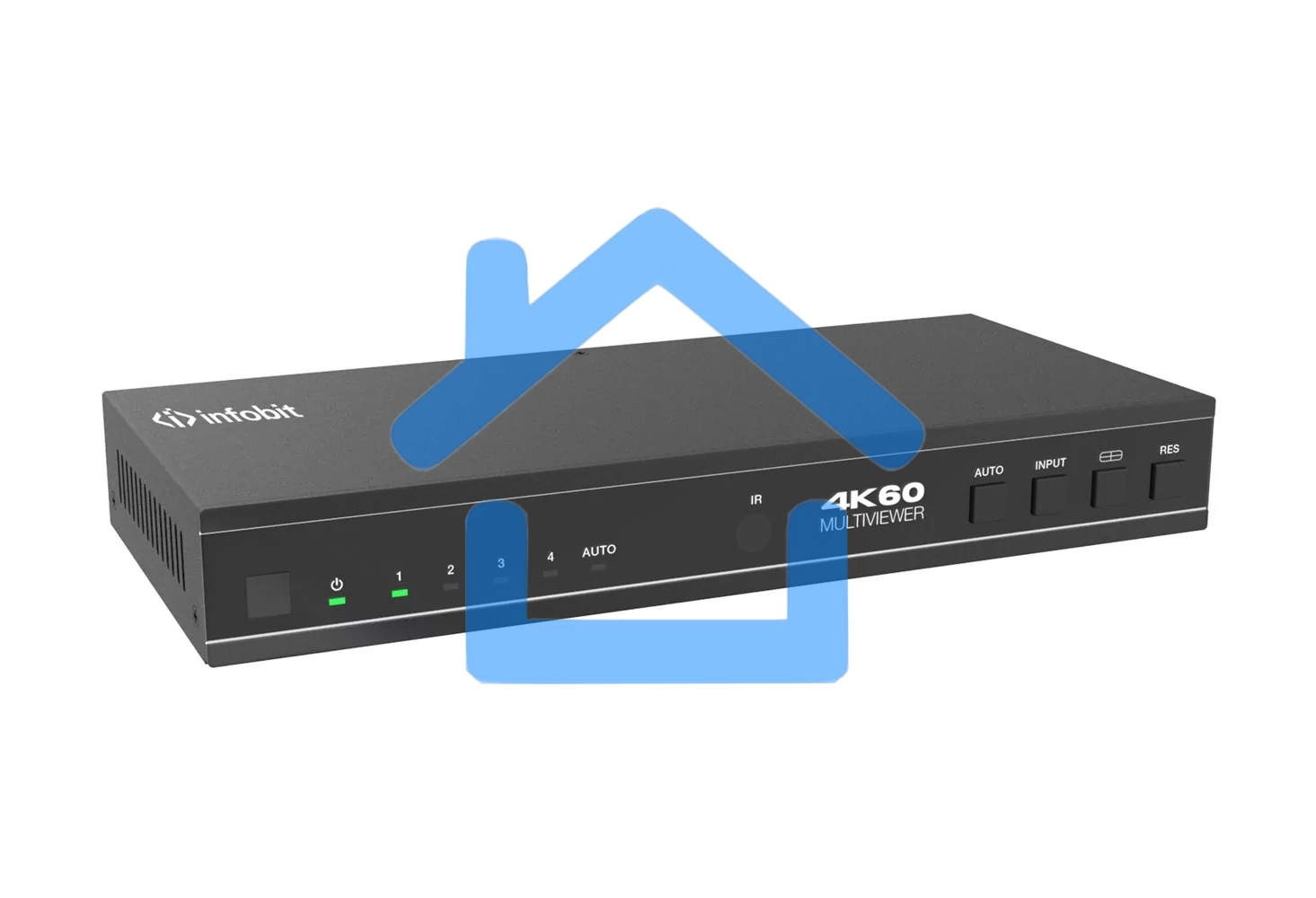 Коммутатор бесподрывный Infobit iSwitch 401MV 4K60 4x1 с многооконными функциями