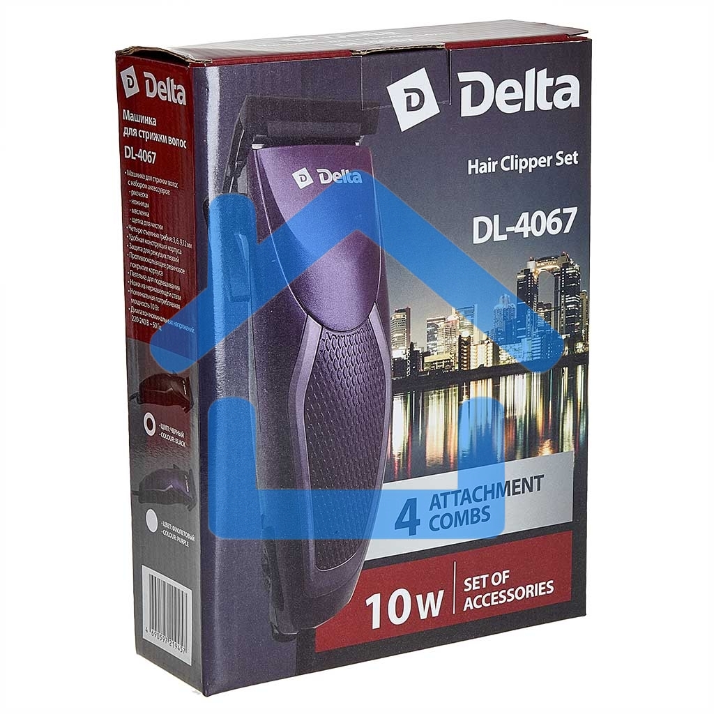 Машинка для стрижки DELTA DL-4067 фиолетовый