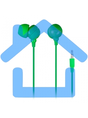 Внутриканальные наушники Smartbuy® COLOR TREND, зеленые (арт. SBE-3200)/320
