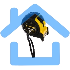 Рулетка Stayer MASTER 5м / 25мм в ударостойком обрезиненном корпусе 34025-05-25