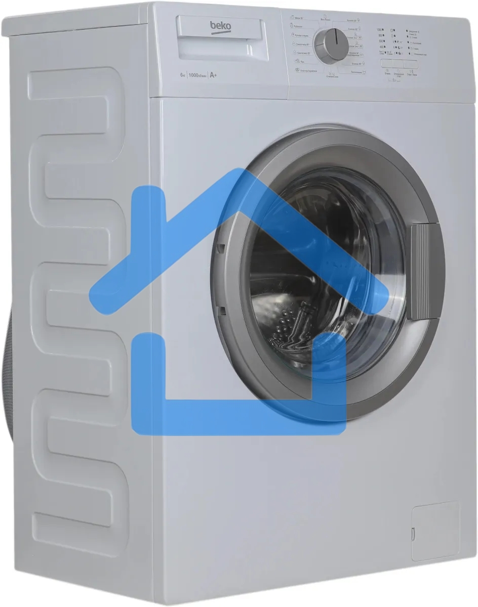 Стиральная машина Beko WDN635P1BSW (R) белый, загрузка фронтальная 6 кг, 1000 об/мин., класс: А