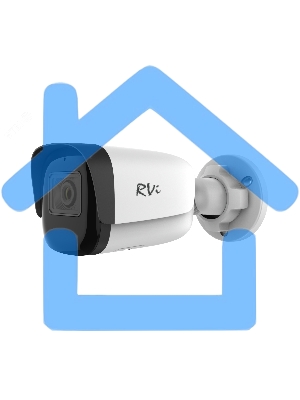 Видеокамера IP 4Мп цилиндрическая с ИК-подсветкой до 50м IP67 (2.8мм) RVi-1NCT4052 (2.8) белый