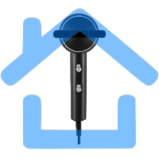 Фен Hyundai H-HDI0777 1500Вт черный/хром