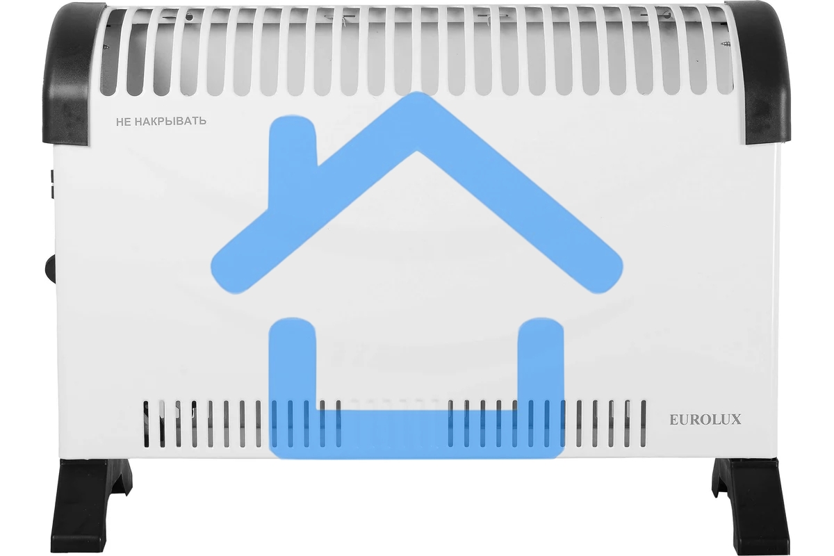 Конвектор Eurolux ОК-EU-1500C белый, 1500 Вт, 20 м2, термостат