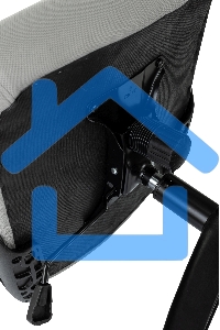 Кресло руководителя Бюрократ Sigma 2 серый, сетка/ткань, крестов. пластик