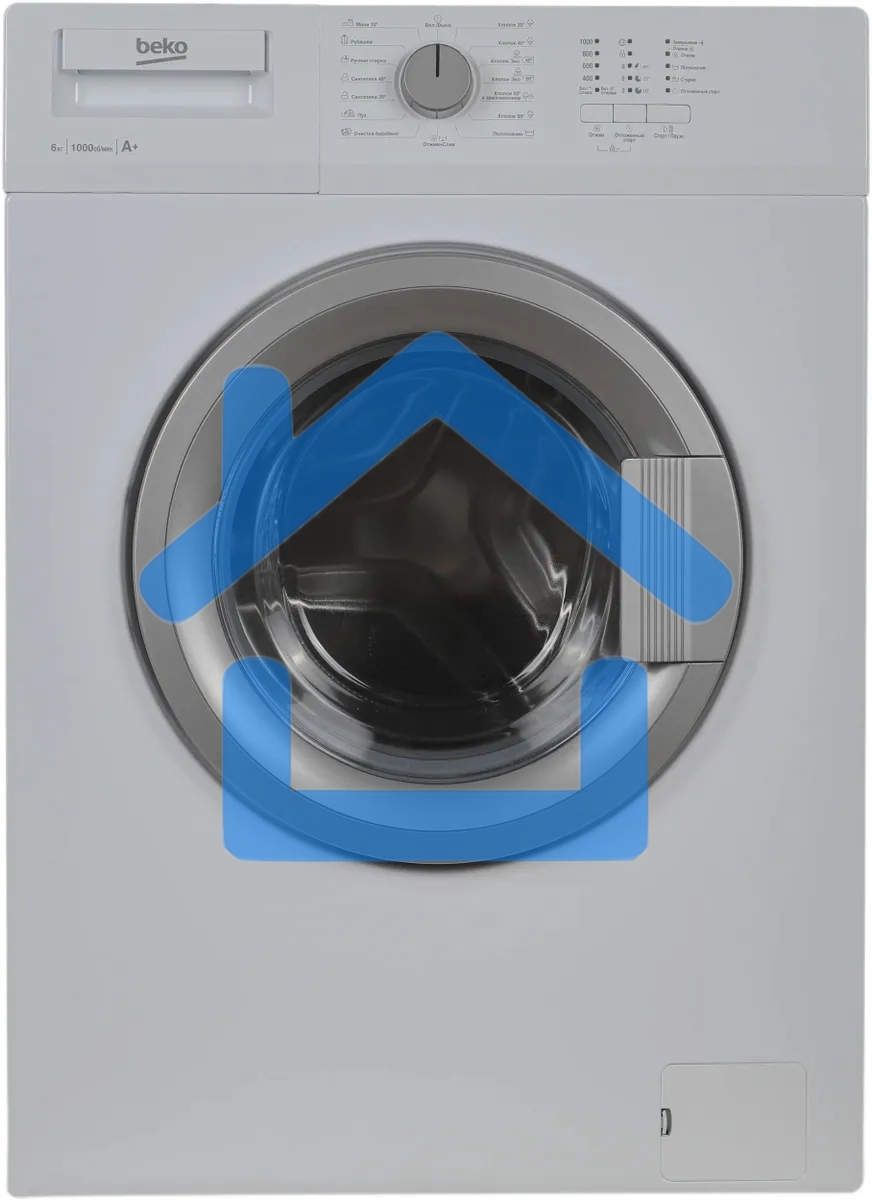 Стиральная машина Beko WDN635P1BSW (R) белый, загрузка фронтальная 6 кг, 1000 об/мин., класс: А