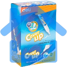 Ручка корректор Deli E7286 шариковый белый 8мл