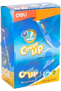 Ручка корректор Deli E7286 шариковый белый 8мл