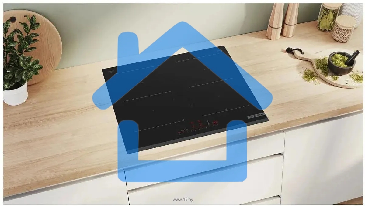 Индукционная варочная панель Bosch PVQ631HC1E черный