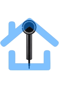 Фен Hyundai H-HDI0777 1500Вт черный/хром