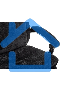 Кресло руководителя Бюрократ T-9950MSG-F Fabric черный Light-20, крестов. пластик, подст. для ног