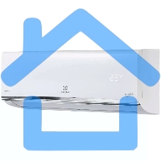 Блок внутренний сплит-системы Electrolux Smartline DC EACS/I-12HSM/N8_V2/in инвертор, 12000 BTU, 35 м², 22 дБ, охлаждение, обогрев, осушение, белый