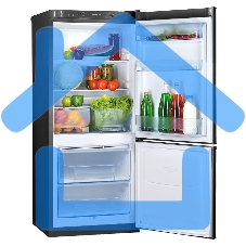 Холодильник Pozis RK-101 черный двухкамерный 170/80л морозилка снизу