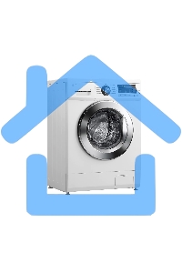 Стиральная машина LG F1096ND3 белая, загрузка фронтальная 6кг, 1000 об/мин., класс: A