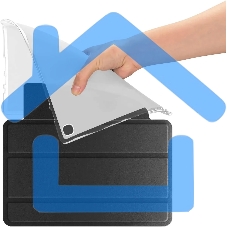 Чехол BoraSCO для Huawei MatePad T10s Tablet Case Lite искусственная кожа черный (40231)