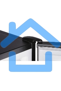 Холодильник Nordfrost NRT 144 232 черный двухкамерный 262/68 л морозилка сверху, капельная система