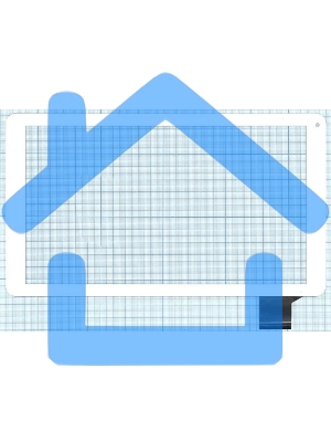 Сенсорное стекло (тачскрин) C145255A1-DRFPC307T-V2.0, белое