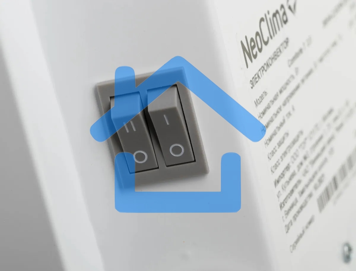 Конвектор Neoclima Comforte T2.5 ЭВНА-2,5/230С2белый, 2500 Вт, 25 м2, термостат