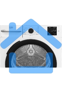 Сушильная машина Beko BM3T37220 белый, 7 кг, сушка - тепловой насос, программ - 15, 59.8 x 84.6 x 54.5 см
