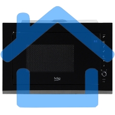 Микроволновая печь встраиваемая Beko BMGB 25333 X черный, 25 л, 900 Вт, переключатели - поворотный механизм/сенсор