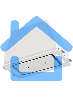 Вытяжка встраиваемая Zigmund & Shtain K 014.5 W управление сенсорное, белый