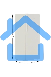 Морозильная камера Indesit DSZ 4150 E, бежевый, 204л, 6 ящиков