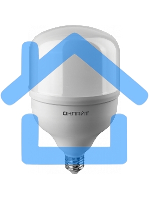 Лампа светодиодная ОНЛАЙТ 82904 OLL-T125-50-230-840-E27Е40 высокомощная 50 Вт 4000К нейтр. белый  E27/E40 3500 лм 176-264В