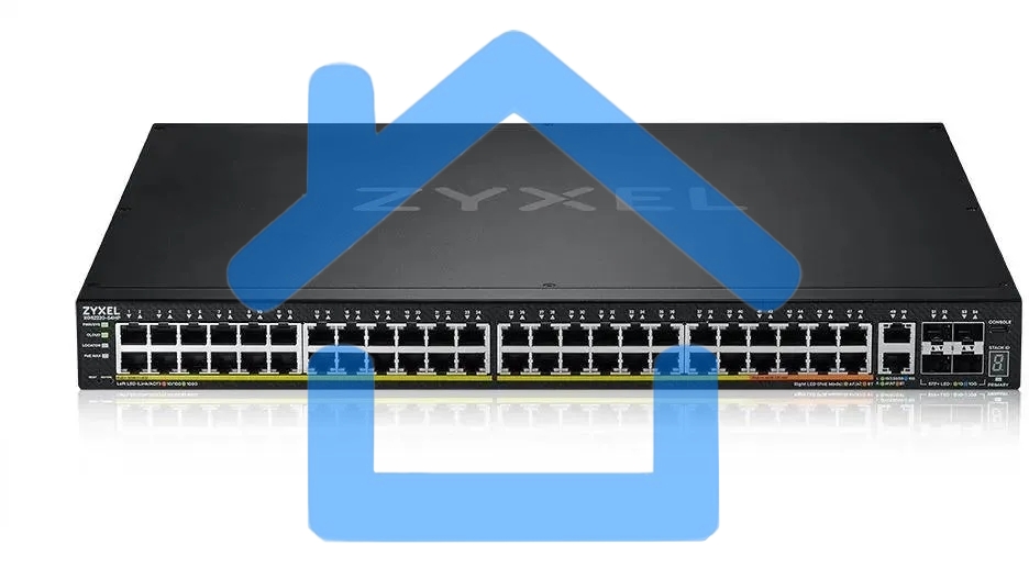 Коммутатор L3 Access Zyxel NebulaFlex Pro XGS2220-54FP, rack 19