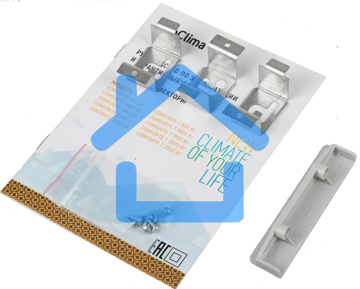 Конвектор Neoclima Comforte T2.5 ЭВНА-2,5/230С2белый, 2500 Вт, 25 м2, термостат