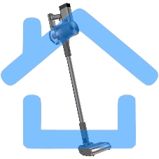 Пылесос вертикальный Xiaomi Vacuum Cleaner G20 Max EU серый, питание от аккумулятора, 180 Вт, уборка сухая, пылесборник 0.6 л, работа от АКБ max 45 мин.