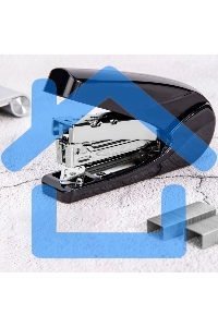 Степлер Deli 0421BLACK 24/6 26/6 (30 листов) черный, 50 скоб, коробка