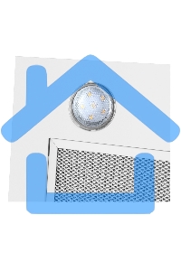 Вытяжка встраиваемая Maunfeld Crosby Singl 60 белый, 60 см, 850 куб. м/ч, 48 дБ