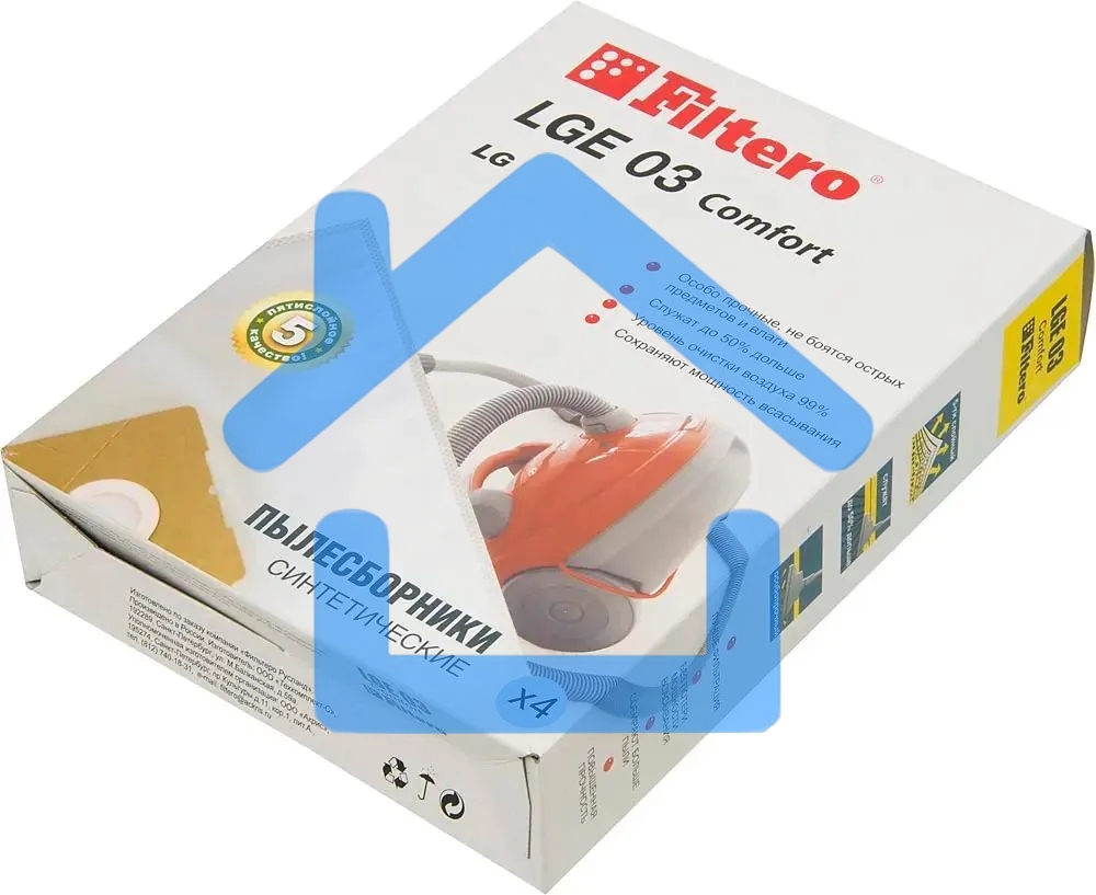 Пылесборники Filtero LGE 03 (4) Comfort
