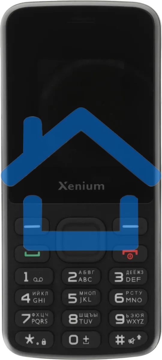 Мобильный телефон Xenium X175 черный моноблок 2Sim 1.8