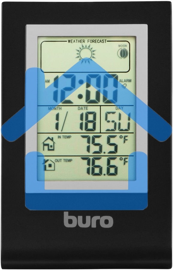 Погодная станция Buro H117AB серебристый