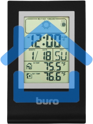 Погодная станция Buro H117AB серебристый